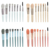 New 8Pcs Makeup Brush Set Makeup Concealer Brush Blush Loose Powder Brush Eye Shadow Highlighter Foundation Brush Beauty Tools - Homevera