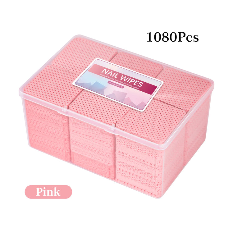 Nail Polish Remover Wipes Nail Cleaning Pads, Non Woven Nail Pads For Women Girl Beauty Salon - Homevera