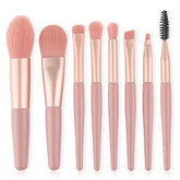 New 8Pcs Makeup Brush Set Makeup Concealer Brush Blush Loose Powder Brush Eye Shadow Highlighter Foundation Brush Beauty Tools - Homevera