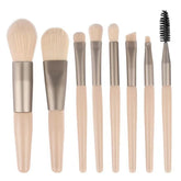 New 8Pcs Makeup Brush Set Makeup Concealer Brush Blush Loose Powder Brush Eye Shadow Highlighter Foundation Brush Beauty Tools - Homevera