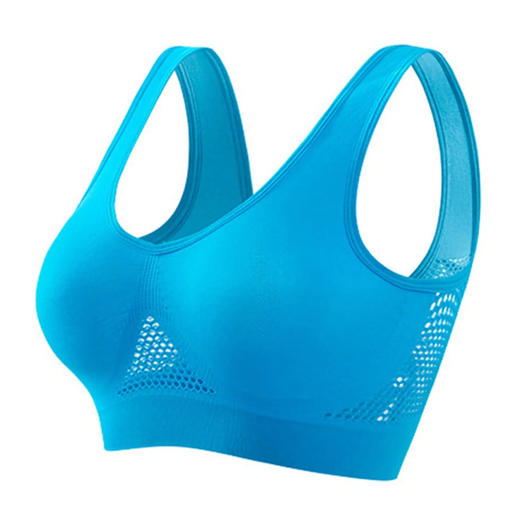 Beautiful Back Sports Bra Shockproof Running Fitness Anti-sagging Upper Collection Soft Support High-strength Women&