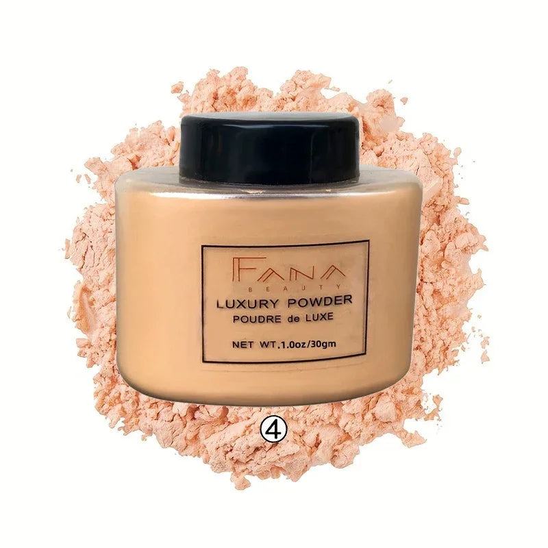 4 Color Luxury Powder for Women Face Foundation Banana Powder Bottle Loose Powder Authentic Oil-Control Beauty Make Up Art Tools - Homevera