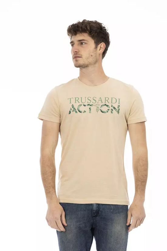 Beige Cotton Men&