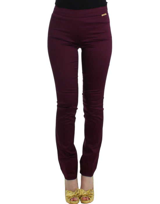 Purple slim fit pants