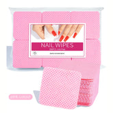300pcs Cotton Gel Nail Polish Remover Wipes Nail Cleaning Pads Non Woven Lint-Free Nail Pads For Beauty Salon Nail Art Tool - Homevera