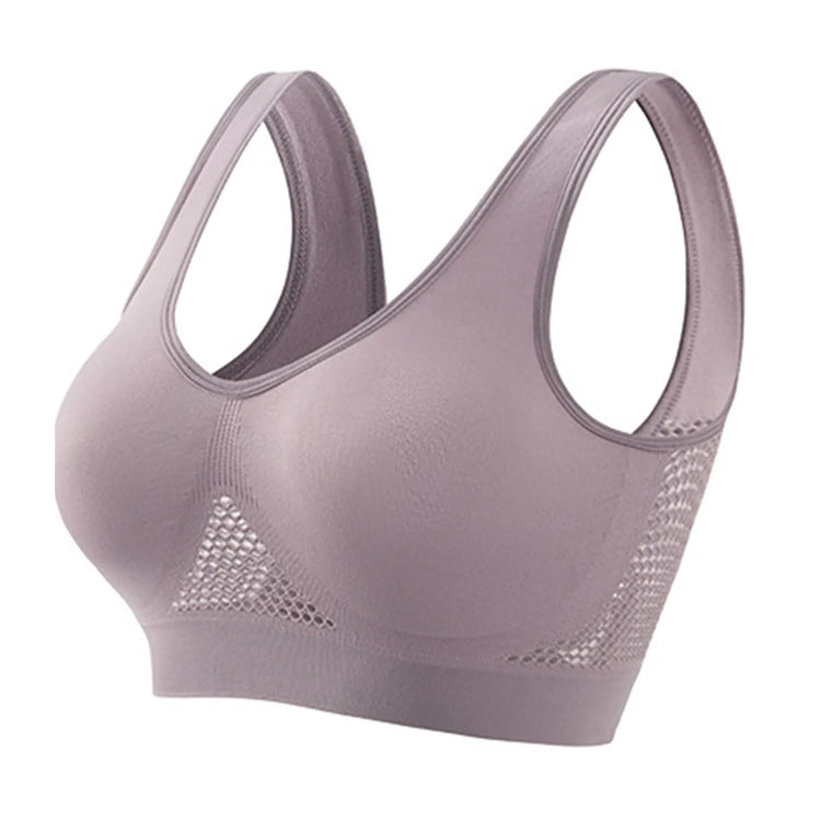 Beautiful Back Sports Bra Shockproof Running Fitness Anti-sagging Upper Collection Soft Support High-strength Women&
