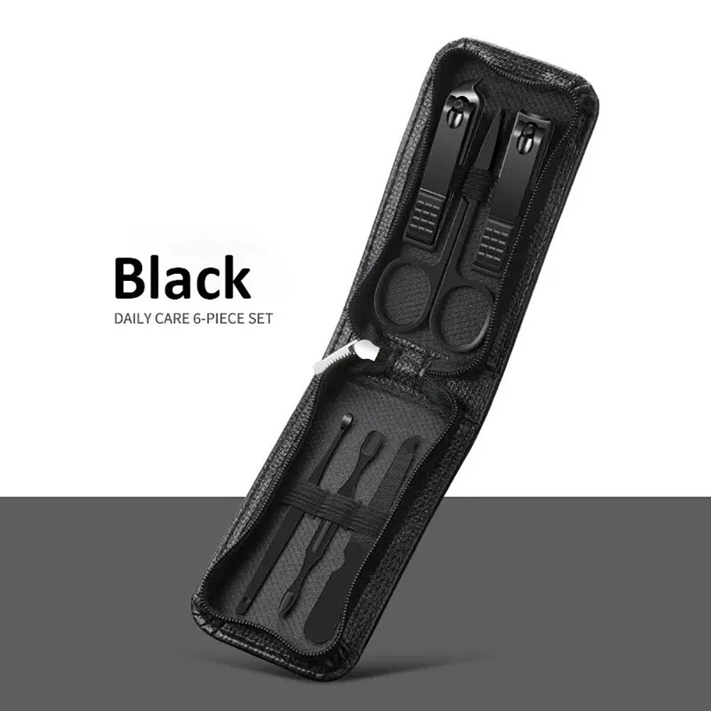 6/10 Piece Portable Household Nail Scissors Set Household High End Men And Women Special Nail Clippers Manicure Beauty Tools - Homevera