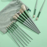 13 PCS Makeup Brushes Set Eye Shadow Foundation Women Cosmetic Brush Eyeshadow Blush Beauty Soft Make Up Tools Bag - Homevera