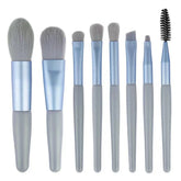 New 8Pcs Makeup Brush Set Makeup Concealer Brush Blush Loose Powder Brush Eye Shadow Highlighter Foundation Brush Beauty Tools - Homevera