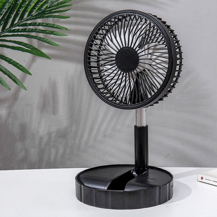 Strong Wind And Quiet Portable Telescopic Folding Fan - Homevera