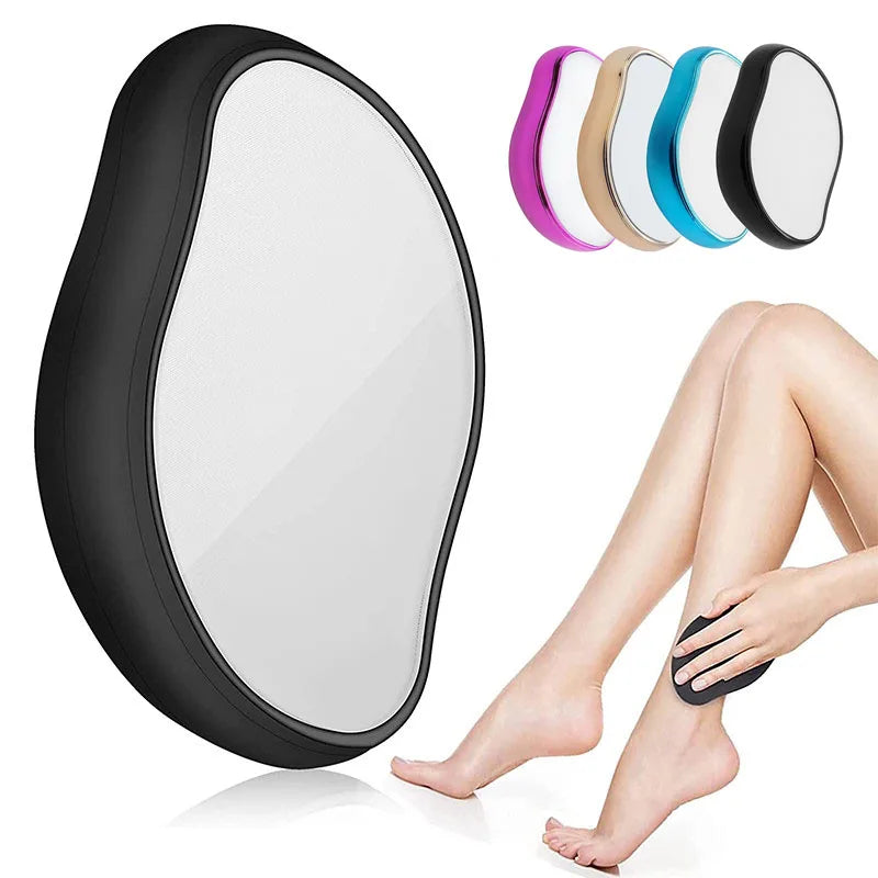 Painless Physical Nano Epilator Safe Easy to Clean Reusable Hair Removal Stone Male Female Body Beauty Care Hair Removal Tool - Homevera