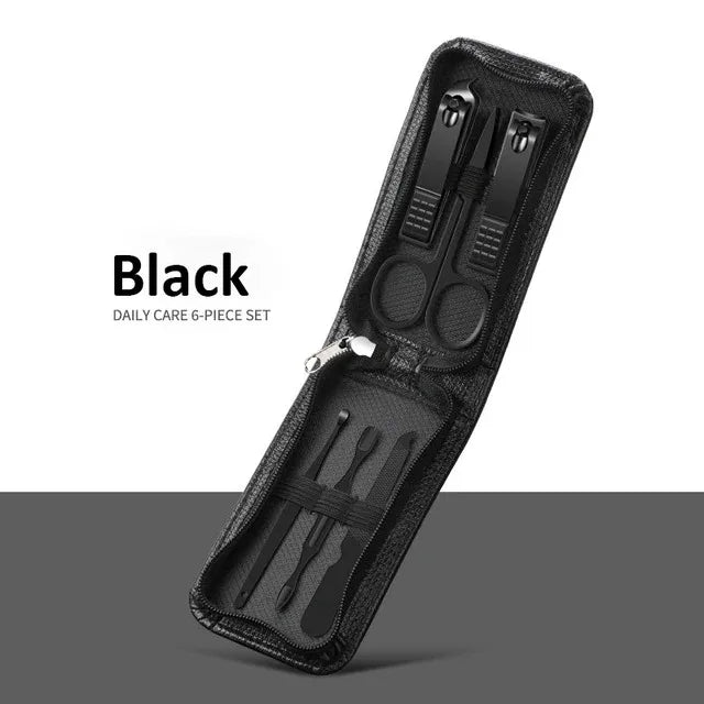 6/10 Piece Portable Household Nail Scissors Set Household High End Men And Women Special Nail Clippers Manicure Beauty Tools - Homevera