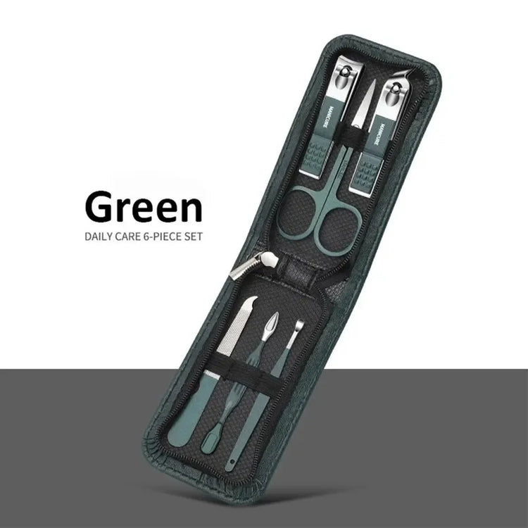 6/10 Piece Portable Household Nail Scissors Set Household High End Men And Women Special Nail Clippers Manicure Beauty Tools - Homevera