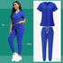 Scrubs Women Beauty SPA Uniform Pet Clinic Store Veterinary Dentistry Work Clothes Set High-quality Medical Nurse Uniform Unisex - Homevera