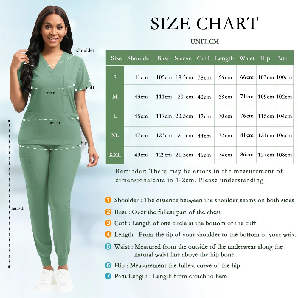 Scrubs Women Beauty SPA Uniform Pet Clinic Store Veterinary Dentistry Work Clothes Set High-quality Medical Nurse Uniform Unisex - Homevera