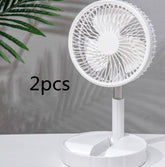 Strong Wind And Quiet Portable Telescopic Folding Fan - Homevera
