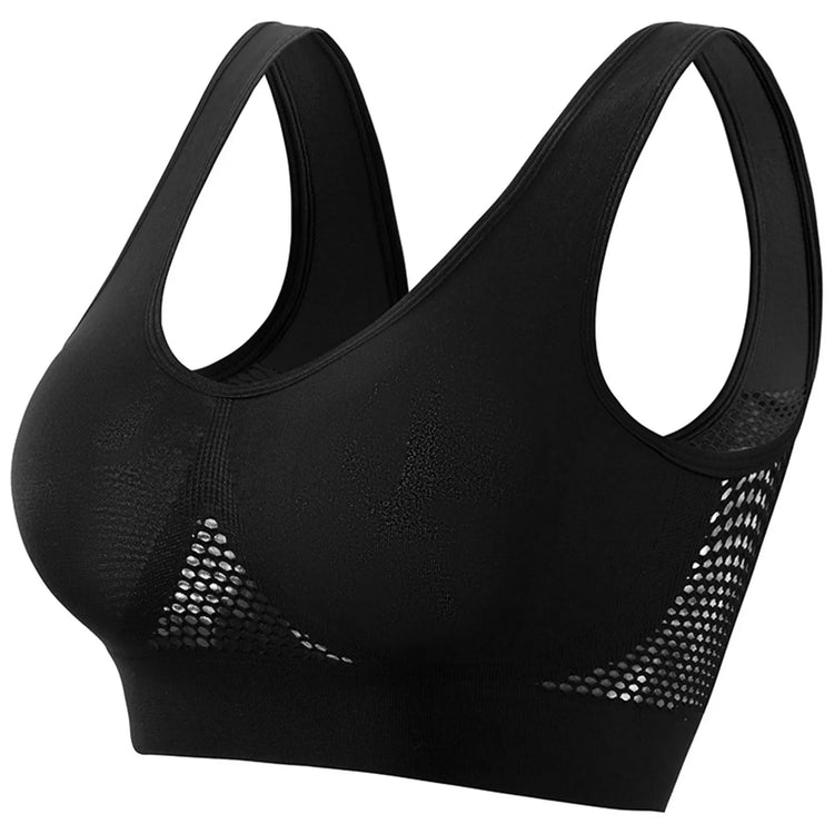 Beautiful Back Sports Bra Shockproof Running Fitness Anti-sagging Upper Collection Soft Support High-strength Women&